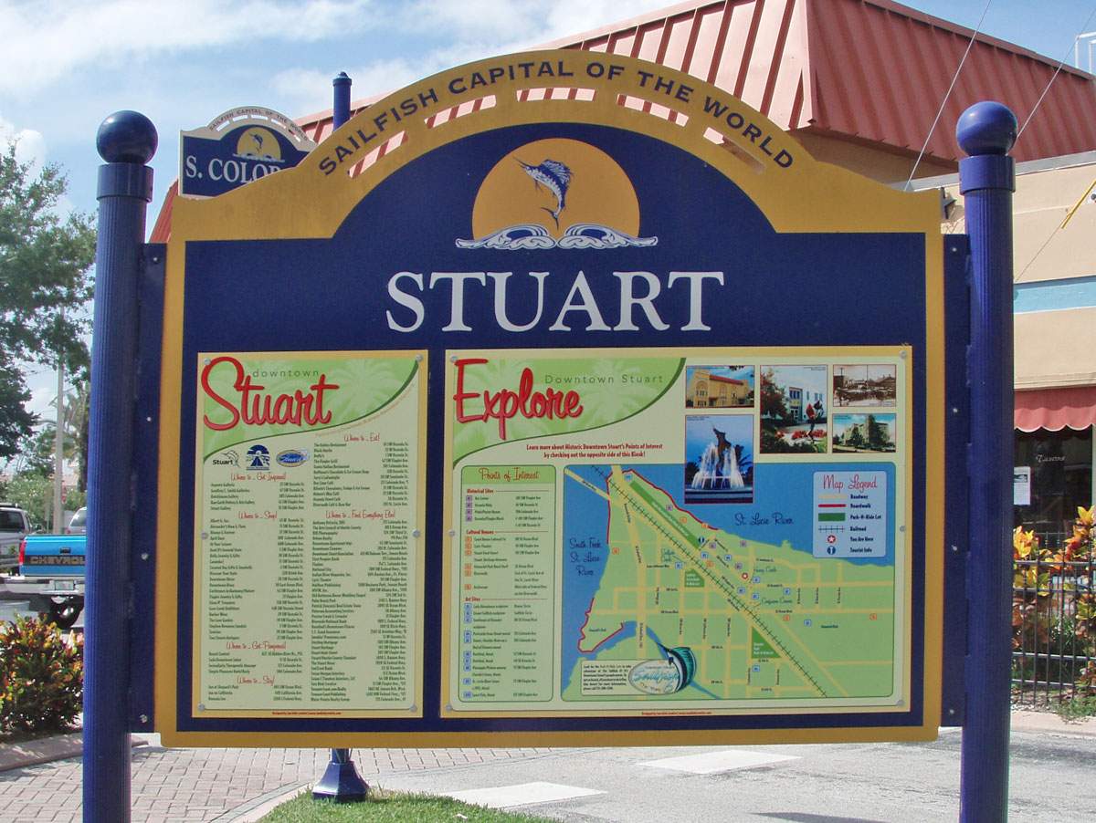 City of Stuart Downtown Kiosk