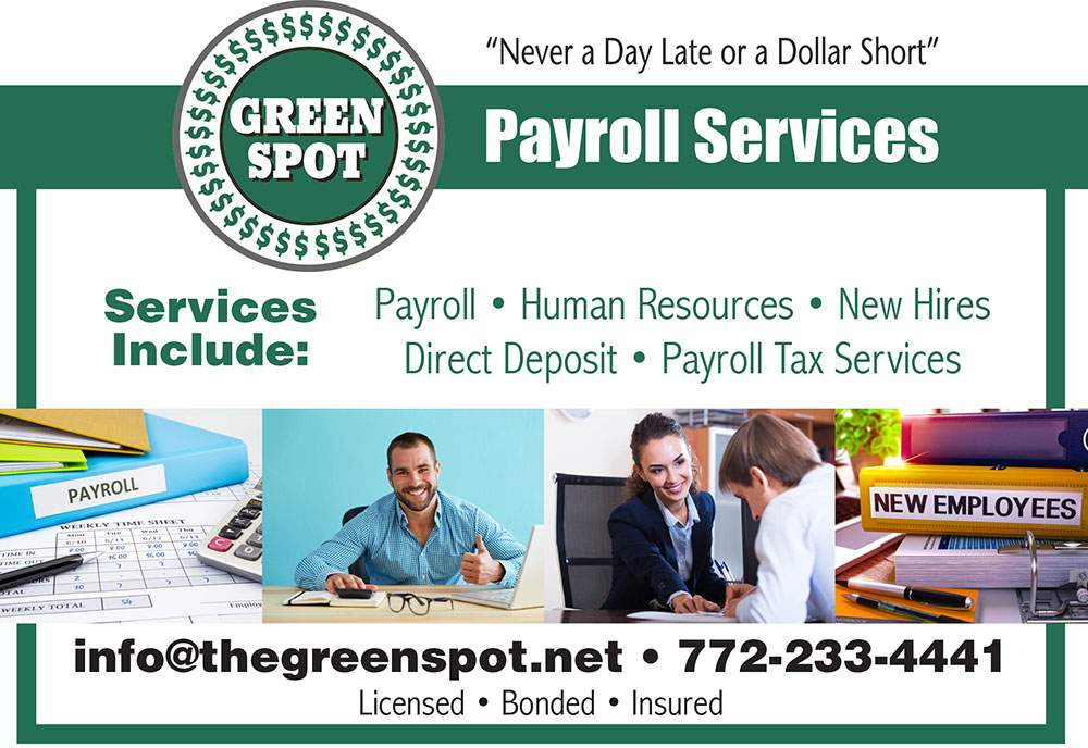 Greenspot Payroll Postcard - Front