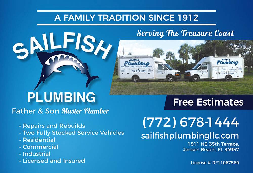 Sailfish Plumbing Postcard - Front