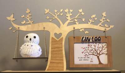 Baby frame with animal image