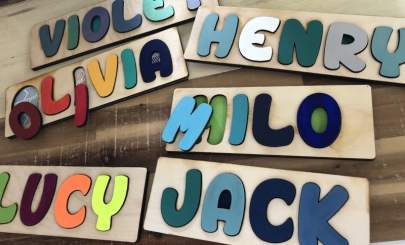 Children's name puzzles