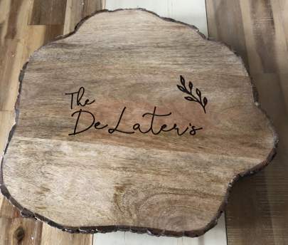Personalized trivets for wedding gifts, birthdays & holidays