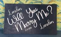 Will you marry me sign