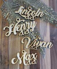Kids name plates
